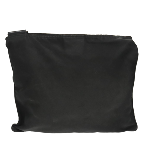 PRADA Shoulder Bag Nylon Black Silver Auth am7107 - Picture 3 of 16